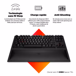 HP Clavier TKL sans fil OMEN Spacer - Vue supplémentaire 7