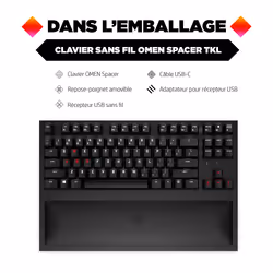 HP Clavier TKL sans fil OMEN Spacer - Vue supplémentaire 9