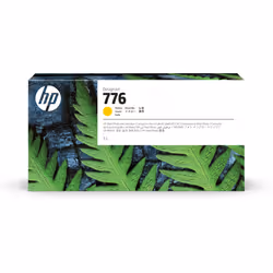 HP 776 Cartouche d’encre jaune - 1 litre, Rendement élevé (XL), 1000 ml, 1 pièce(s), Paquet unique