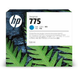 HP 775 Cartouche d'encre cyan - 500 ml