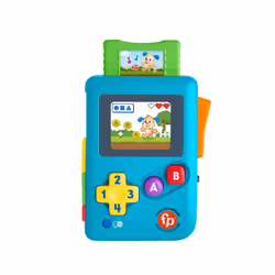 Fisher-Price Rires et Éveil Ma Première Console De Jeu, 0,5 an(s), Sonore, Fonction vocale, Batteries requises, AAA, Plastiqu ...
