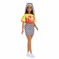 Barbie Fashionistas Poupée 179, Poupée mannequin, Femelle, 3 an(s), Fille, 298 mm, Multicolore