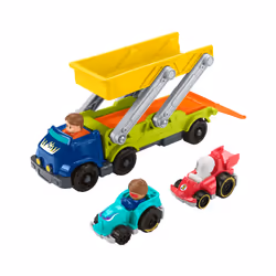 Fisher-Price Little People Coffret Camion De Transport, Ensemble de véhicules, 1,5 an(s), Multicolore
