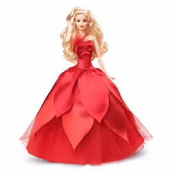 Barbie Signature Holiday 2022, Poupée mannequin, Femelle, 6 an(s), Fille, Beige, Rouge