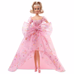 Barbie Joyeux Anniversaire, Poupée mannequin, Femelle, 6 an(s), Fille, Multicolore
