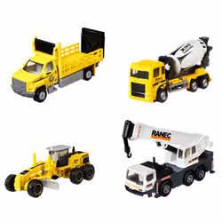 Matchbox HCC07, Ensemble de véhicules, 3 an(s), Métal, Plastique, Noir, Blanc, Jaune