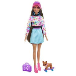 Poupée Mannequin - Barbie - Tie-Dye Fluo - 25 Surprises - Changement de Couleur - Dès 3 Ans