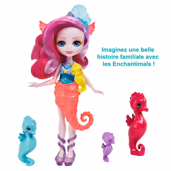 Royal Enchantimals – ROYAUME DE L’OCÉAN – LA FAMILLE DE SEDDA HIPPOCAMPE