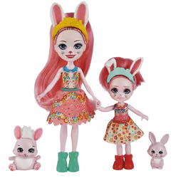 Enchantimals Assortiment Sœurs, Mini poupée, Femelle, 4 an(s), Fille, 161 mm, Multicolore