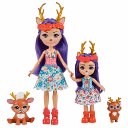 Enchantimals Assortiment Sœurs, Mini poupée, Femelle, 4 an(s), Fille, 165 mm, 116 kg