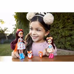 Enchantimals FELICITY FOX& FLICK FEANA FOX & MIXTE Dolls