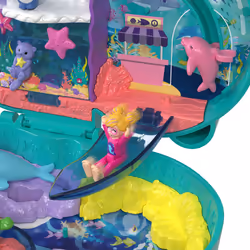 Polly Pocket Coffret Loutre Aquatique, Action/Aventure, 4 an(s), Multicolore, Plastique