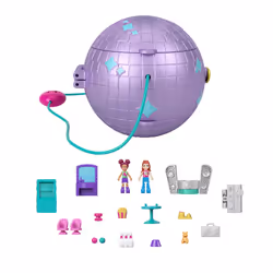 Polly Pocket Coffret Boule Disco, Action/Aventure, 4 an(s), Multicolore, Plastique