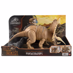 Jurassic World Figurine Pentaceratops Méga Ravageur, 4 an(s), Le monde de Jurassic, Multicolore