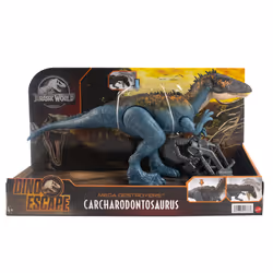 Jurassic World Figurine Carcharodontosaurus Méga Ravageur, 4 an(s), Le monde de Jurassic, Multicolore