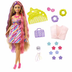 Barbie Totally Hair HCM89, Poupée mannequin, Femelle, 3 an(s), Fille, 298 mm, 184 g