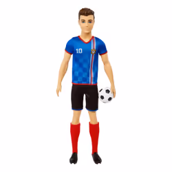 Barbie – Poupée Ken Footballeur, Poupée mannequin, Mâle, 3 an(s), Fille, 305 mm, Multicolore