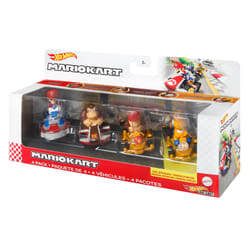 Hot Wheels Mario Kart Coffret De 4 Véhicules