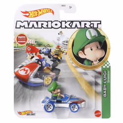 Hot Wheels Mario Kart Baby Luigi Sneeker Vehicle - Vue supplémentaire 5
