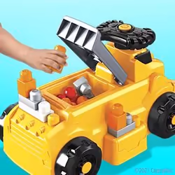 MEGA BLOKS – Porteur et Construction CAT