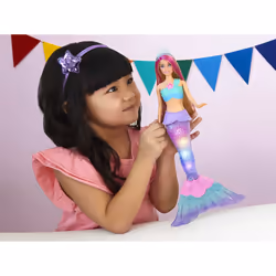 Barbie Dreamtopia Poupée Sirène Lumières Scintillantes - Vue supplémentaire 4