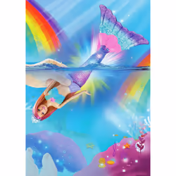 Barbie Dreamtopia Poupée Sirène Lumières Scintillantes - Vue supplémentaire 7