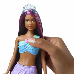 Barbie Dreamtopia – Poupée Sirène Lumières Scintillantes, Poupée mannequin, Femelle, 3 an(s), Fille, Effets lumineux, 365 mm