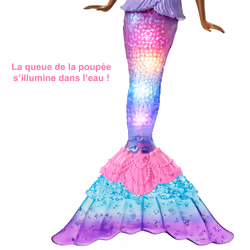 Barbie Dreamtopia – Poupée Sirène Lumières Scintillantes