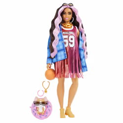 Barbie Poupée Extra, Poupée mannequin, Femelle, 3 an(s), Fille, Multicolore