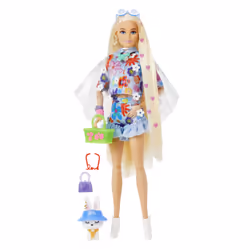 Barbie Poupée Extra, Poupée mannequin, Femelle, 3 an(s), Fille, Multicolore