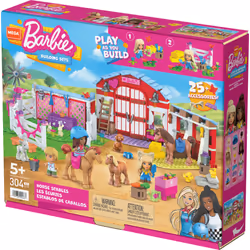 MEGA Barbie Coffret De Construction Les Écuries
