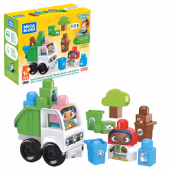 MEGA BLOKS – Ville Verte – La Brigade du Recyclage, Jeu de construction, 1 an(s), Plastique, 19 pièce(s), 548,8 g