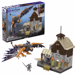 MEGA The Witcher La chasse au Griffon de Geralt, Jeu de construction, 16 an(s), Plastique, 1170 pièce(s), 2,1 kg
