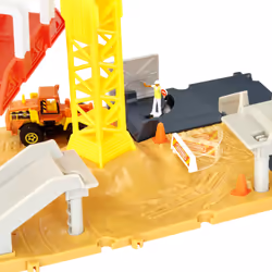 Matchbox Action Drivers – Chantier de Construction, Ensemble véhicule et piste, 3 an(s), Plastique, Multicolore