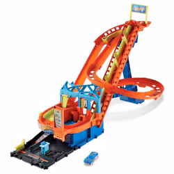 Hot Wheels City HDP04, Ensemble véhicule et piste, 4 an(s), D, Plastique, Multicolore