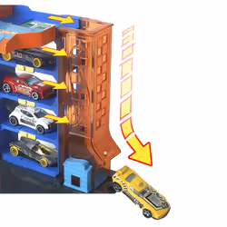 Hot Wheels City Downtown Car Park Playset