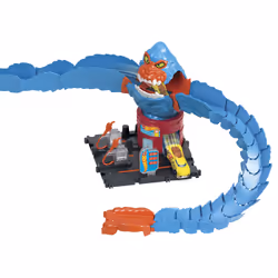 Hot Wheels City L’Attaque Du Gorille, Ensemble véhicule et piste, 4 an(s), Plastique, Multicolore, Rouge