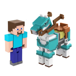 Minecraft – STEVE ET SON CHEVAL EN DIAMANT