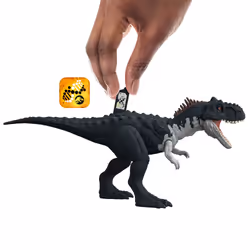 Jurassic World – ATTAQUE RUGISSANTE – Rajasaurus, 4 an(s), Marine, Blanc, Plastique