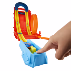 Hot Wheels Track Builder – Unlimited – Coffret Cascades Bidon d’Essence, Ensemble véhicule et piste, 4 an(s), Plastique, Mult ...