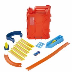 Hot Wheels Track Builder – Unlimited – Coffret Cascades Bidon d’Essence