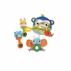 Fisher-Price Coffret Mes Premiers Jeux, 0,25 an(s), Plastique, Multicolore