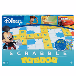 Games Scrabble Junior Disney, Jeu de société, Mot, 5 an(s), Jeu familial