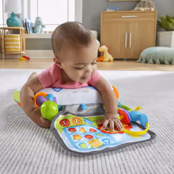 Fisher-Price – Mon Coussin d’Éveil Jeux Vidéo, Tissu, Plastique, Multicolore