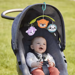 Fisher-Price – Mobile Animaux 3 en 1, Universel, Sonore, Plastique, Tissu