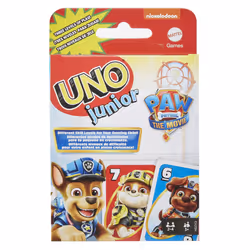 Games Uno Junior Paw Patrol The Movie, Jeu de cartes, Dépouillement, 3 an(s), Jeu familial