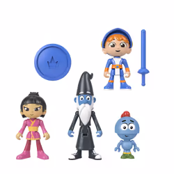 Fisher-Price – Gus le Chevalier Minus – Coffret Gus et ses Amis, 3 an(s), Multicolore, Plastique