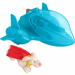 Fisher-Price DC League of Super-Pets Krypto et les Super-Animaux – Krypto Super Lancement, Bateau, 3 an(s), Plastique, Multic ...