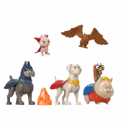Fisher-Price DC League of Super-Pets Krypto et les Super-Animaux – Coffret 6 Figurines