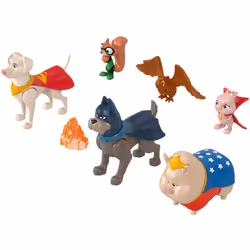 Fisher-Price DC League of Super-Pets Krypto et les Super-Animaux – Coffret 6 Figurines